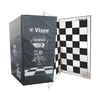 Club (PVC) Chess Board  -  15 Inch, PVC, Black