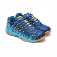 Tour Dominant 2 Badminton Shoes  -  7, Navy,Turquise, Mens