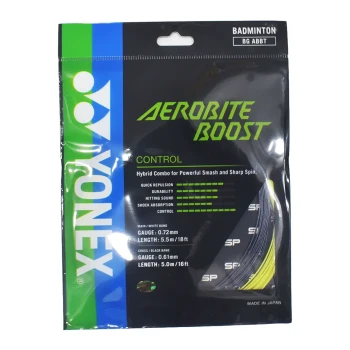 BG Aerobite Boost Badminton Strings  -  Grey,Yellow