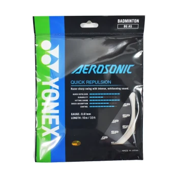 BG Aerosonic Badminton Strings  -  White