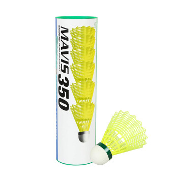MAVIS 350 Badminton Shuttlecork  -  Yellow