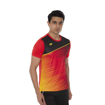 RM-S092-1699-COC19-S T-Shirt  -  M, Red, Black, Yellow, Mens