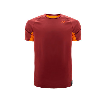 RM-S092-1517-31A-19-S T-Shirt  -  L, Maroon, Orange, Mens